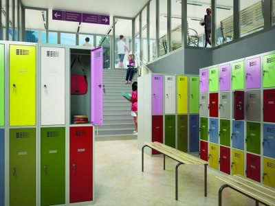 Szafki szkolne metalowe